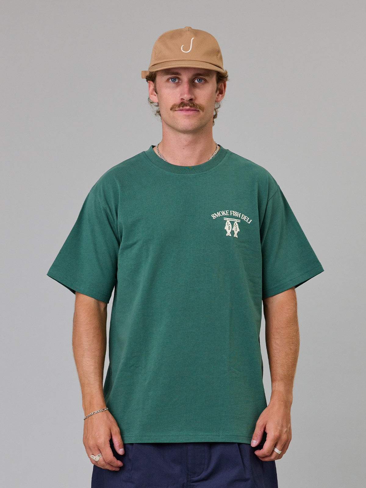 Just Another Fisherman Smoke Deli Sea Tee- Dusk Pine