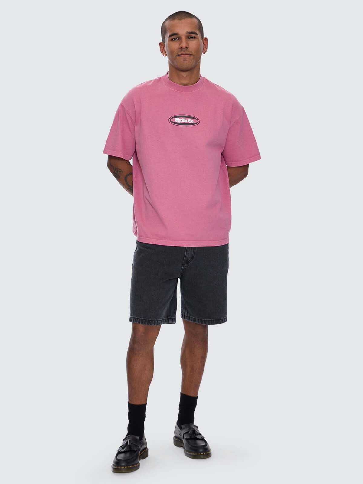 Thrills Bueno Bueno Bueno Oversize Fit Tee-Heather Rose