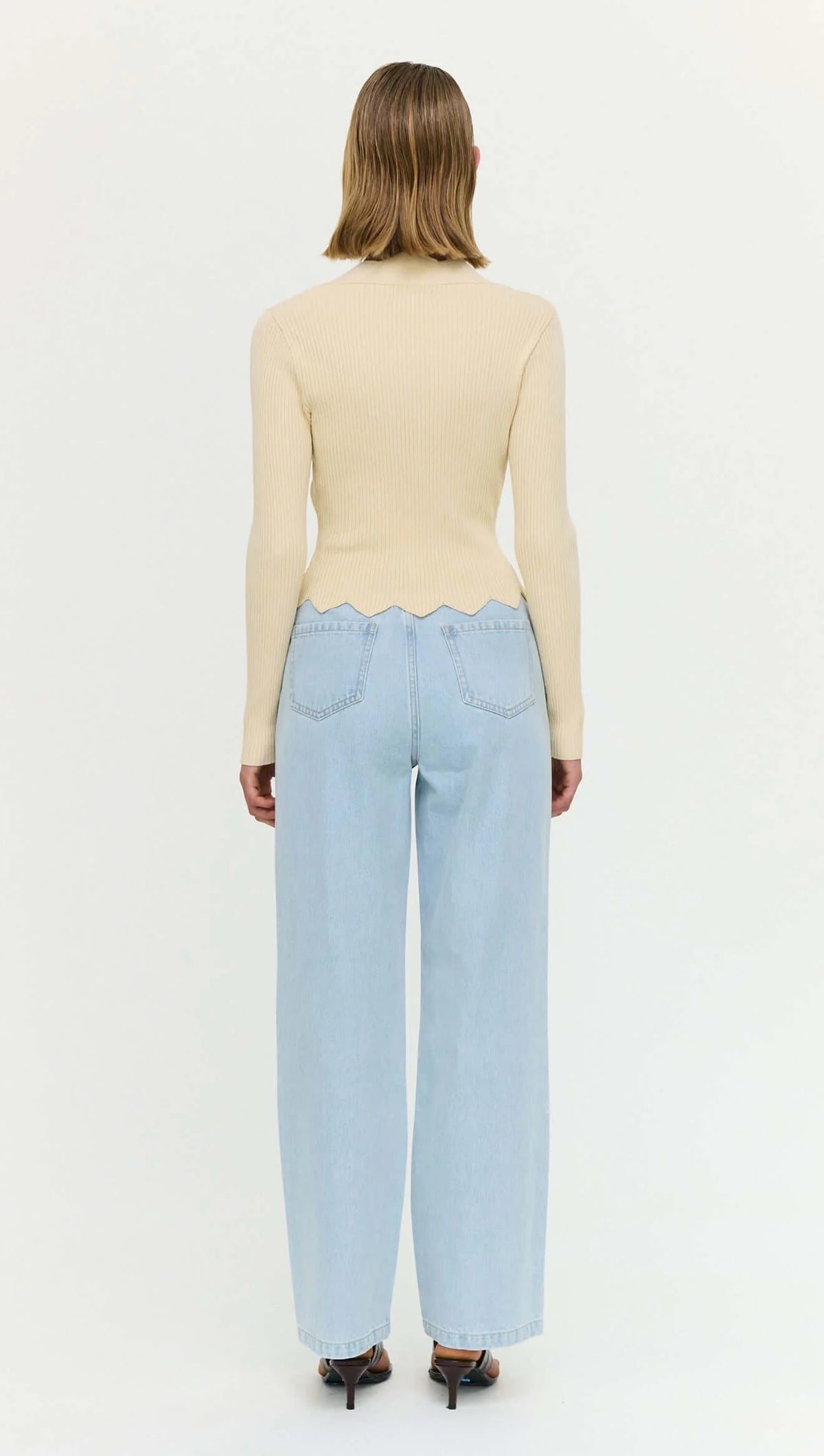 Staple The Label Gia Crop Knit Sand