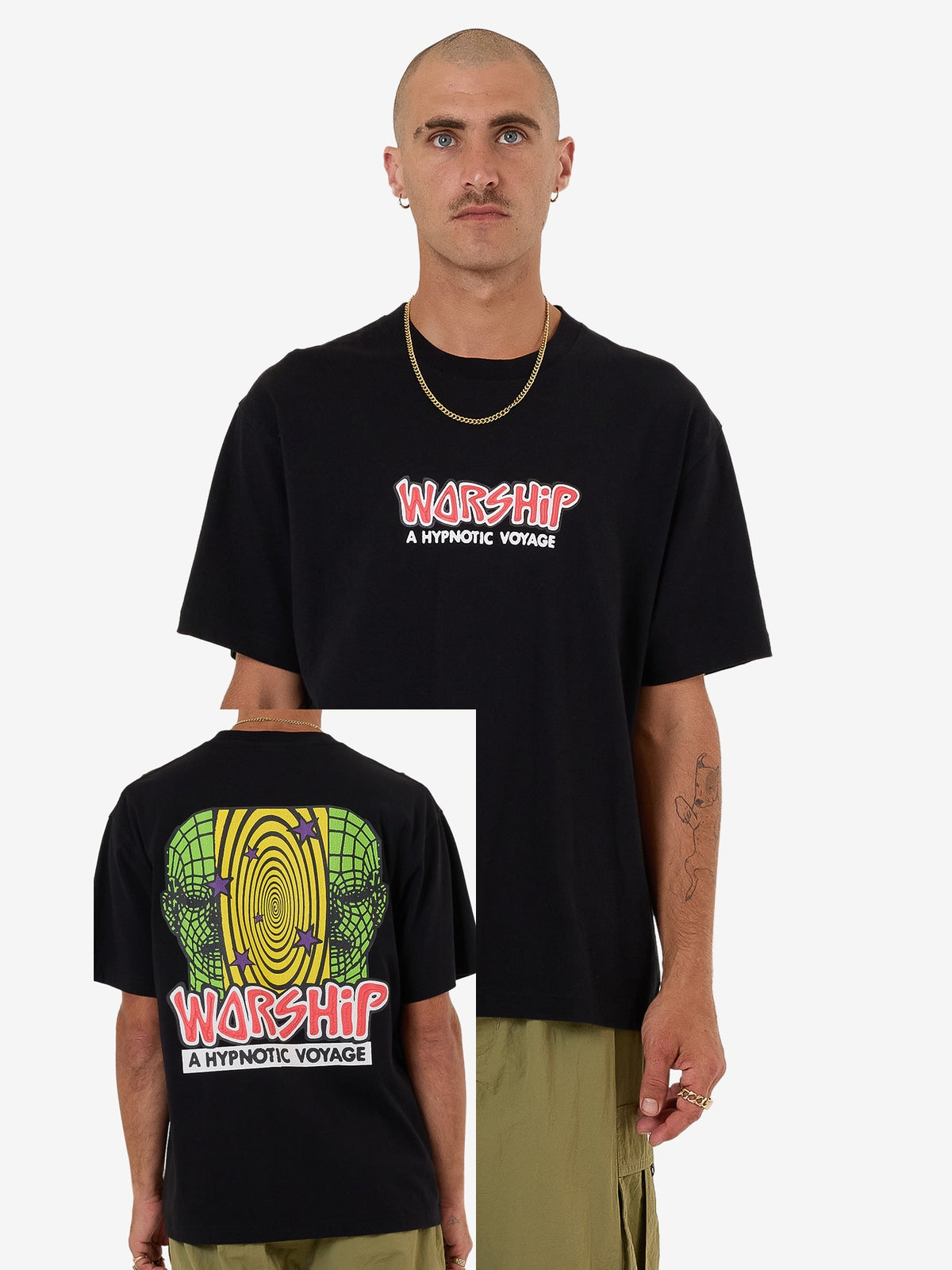 Worship Hypnotica Tee Black