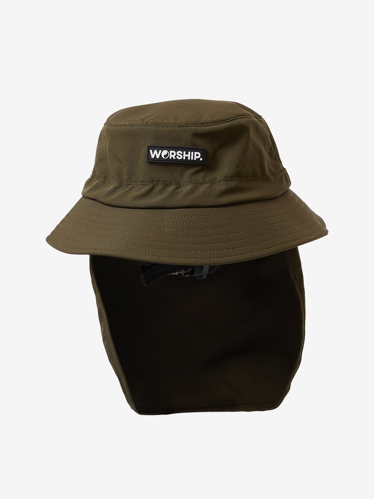 Worship Core Nylon Surf Bucket Hat Kelp