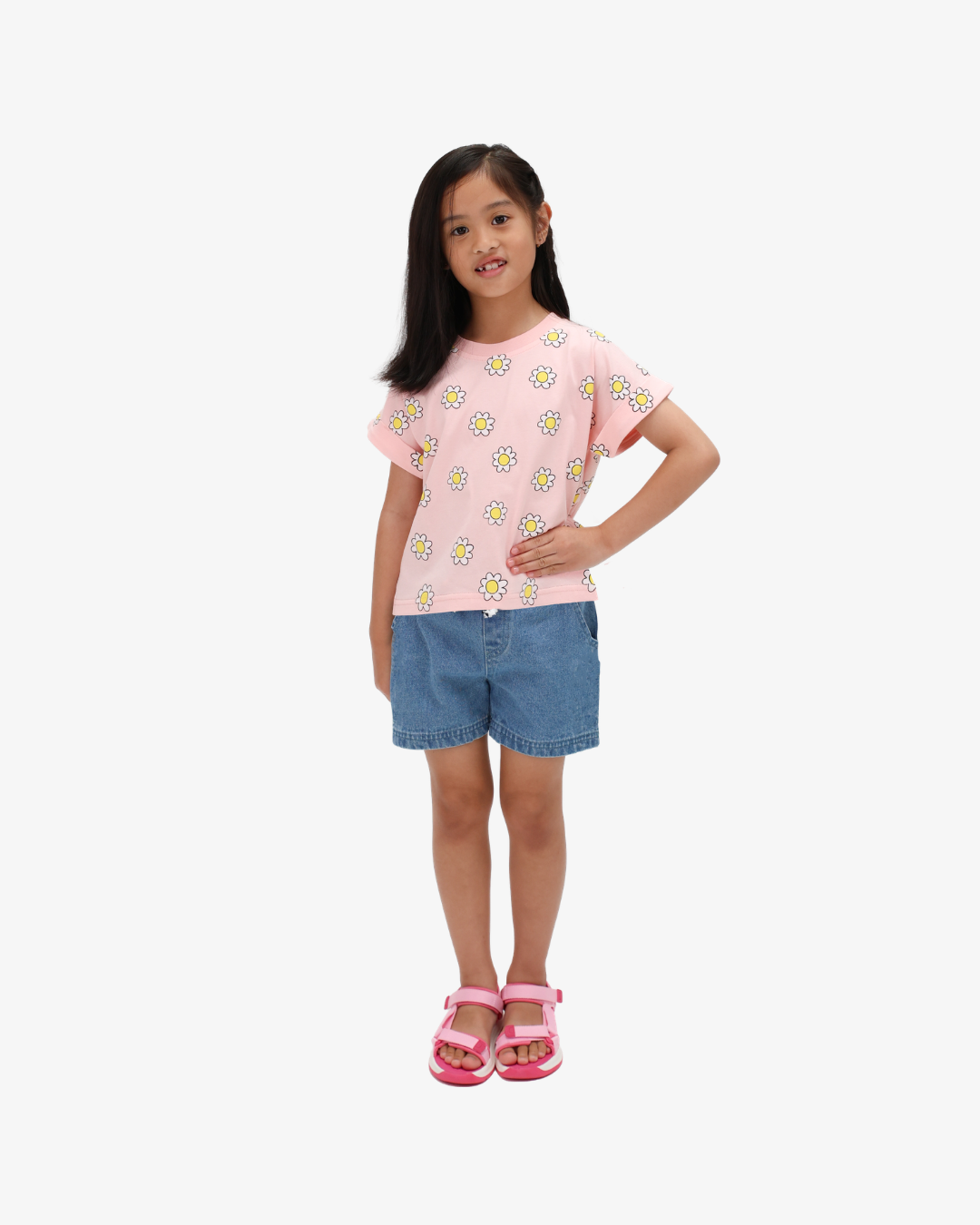 The Girl Club Pink Daisy Top
