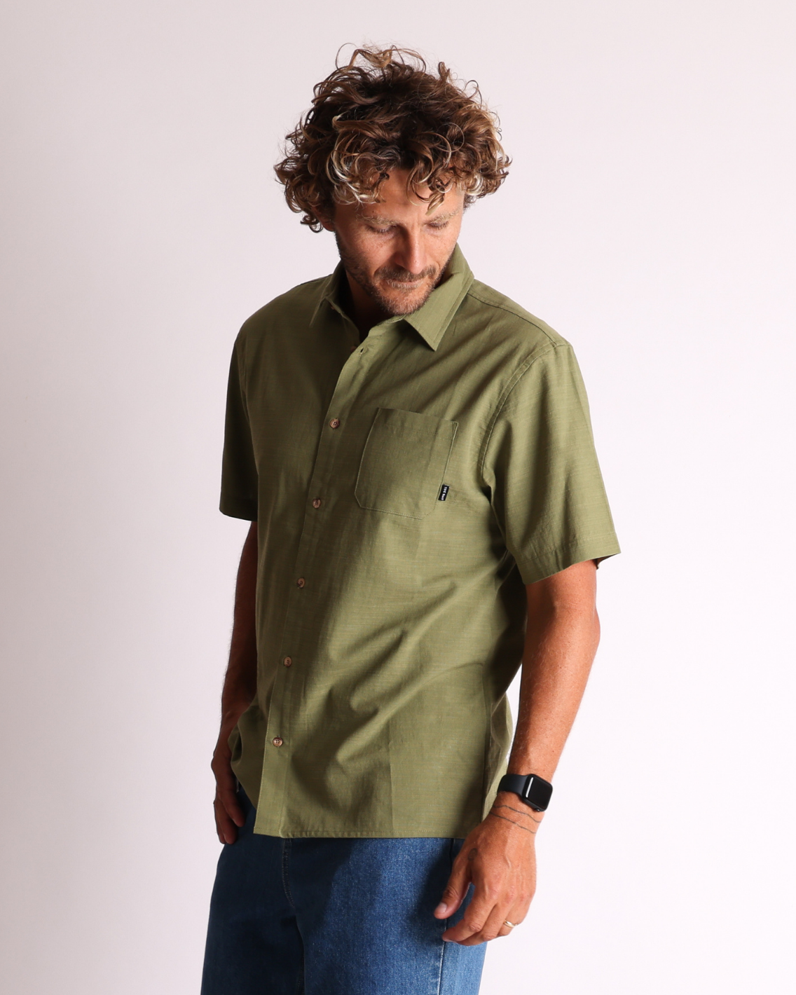 T&C Time S/S Shirt Military