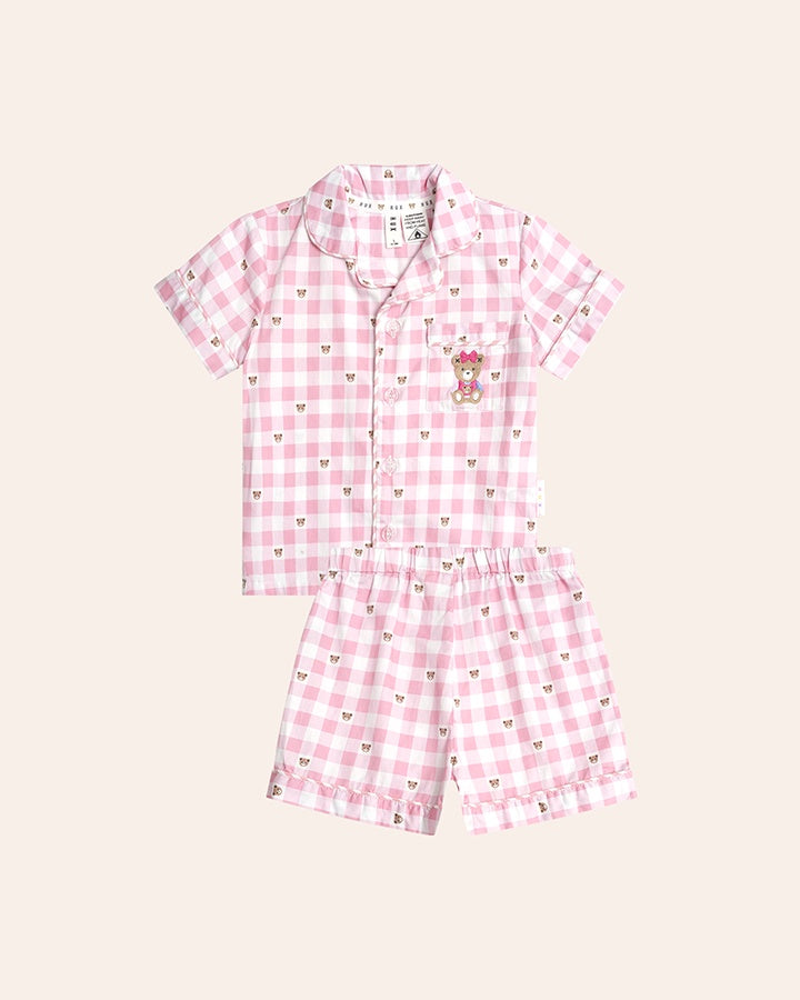 Huxbaby Huxette Check PJs Strawberry