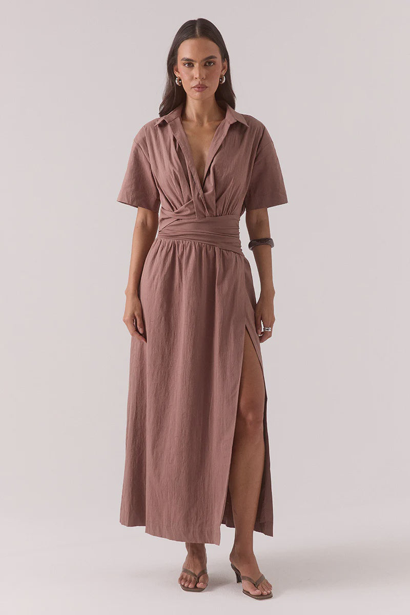 Sovere Atlas Dress Mocha