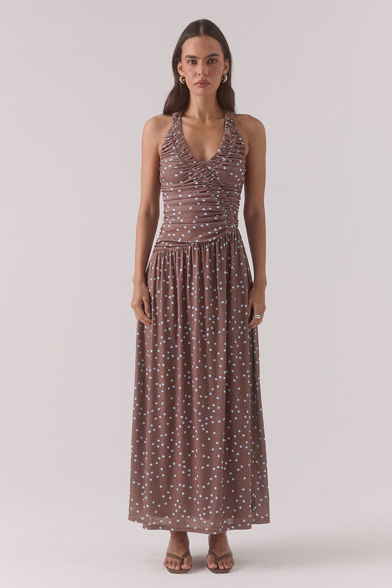 Sovere Delilah Maxi Dress Polka Dot