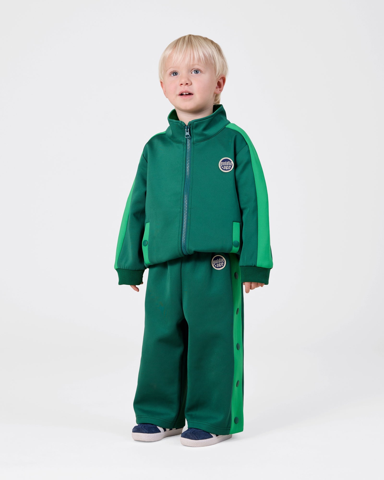 Goldie + Ace Logo Track Zip Jacket Green