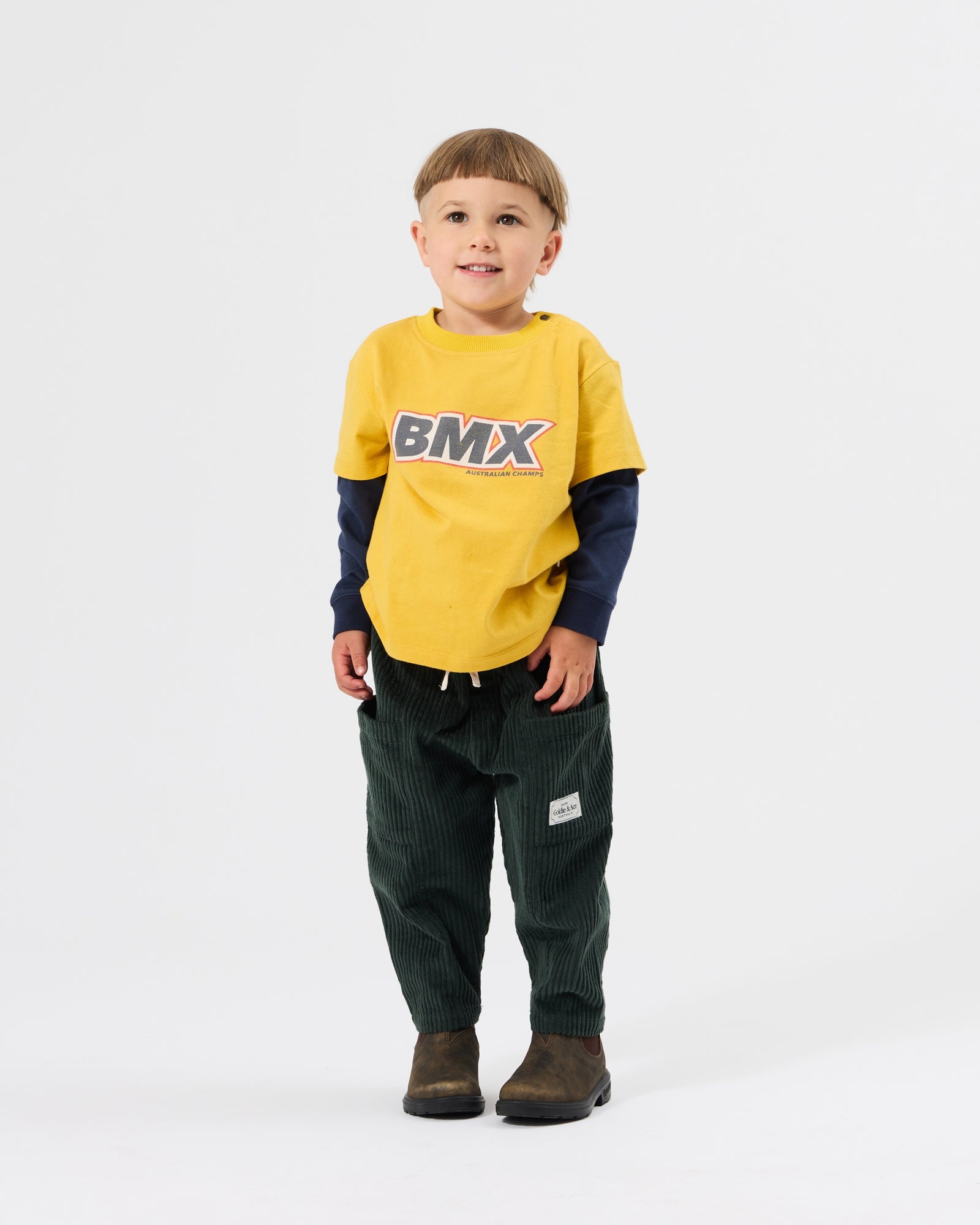 Goldie + Ace BMX Layer L/S T-Shirt Mustard