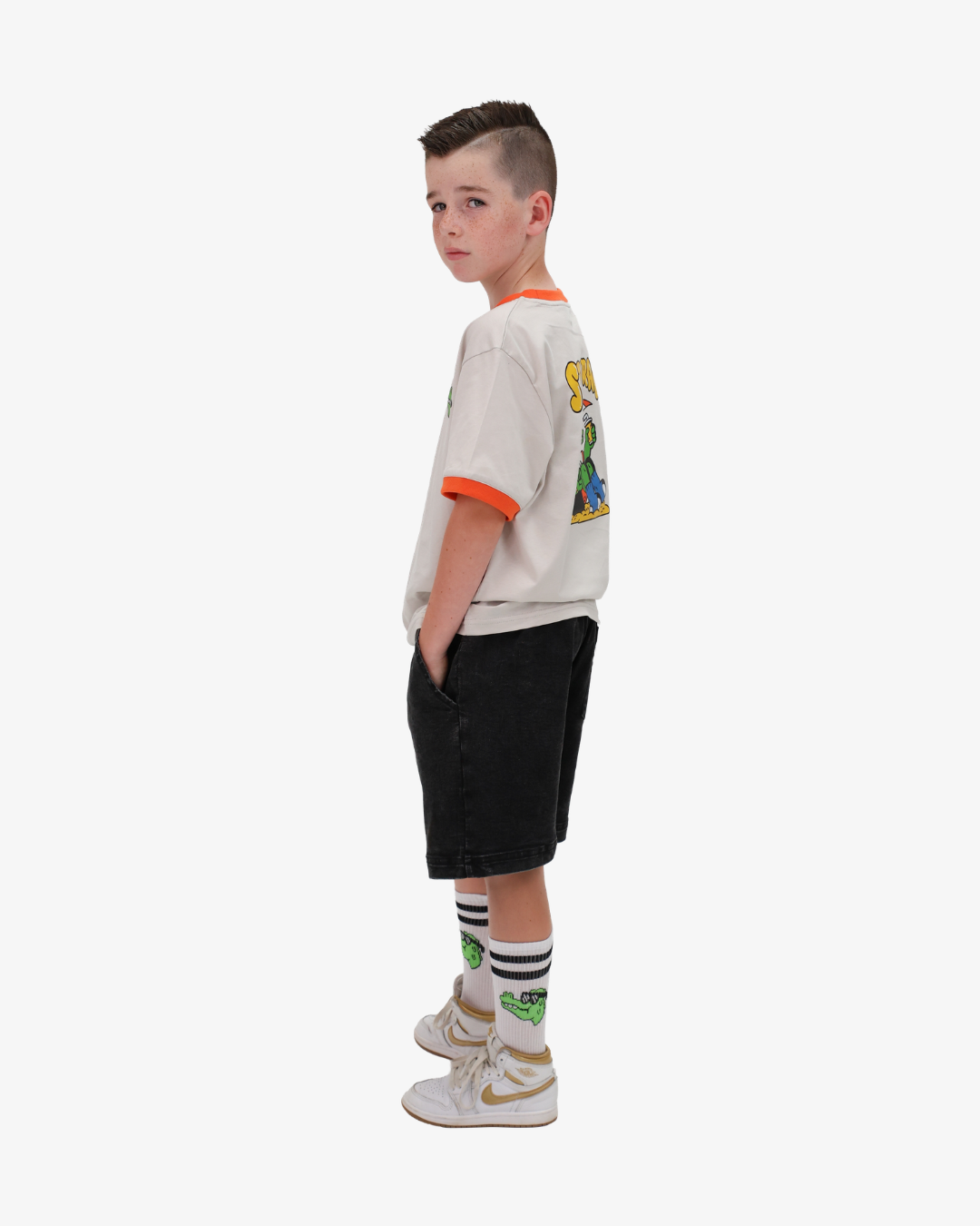 Band of Boys Retro Ringer Croc Tee