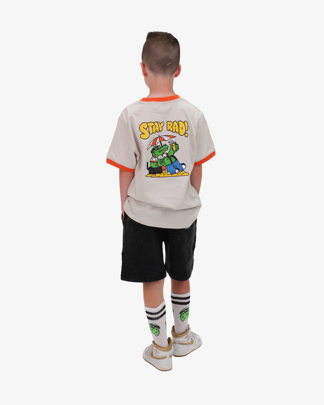 Band of Boys Retro Ringer Croc Tee