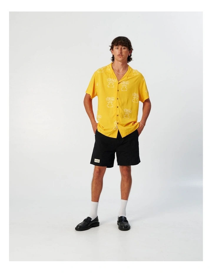 Critical Slide Mellow Resort SS Shirt yellow