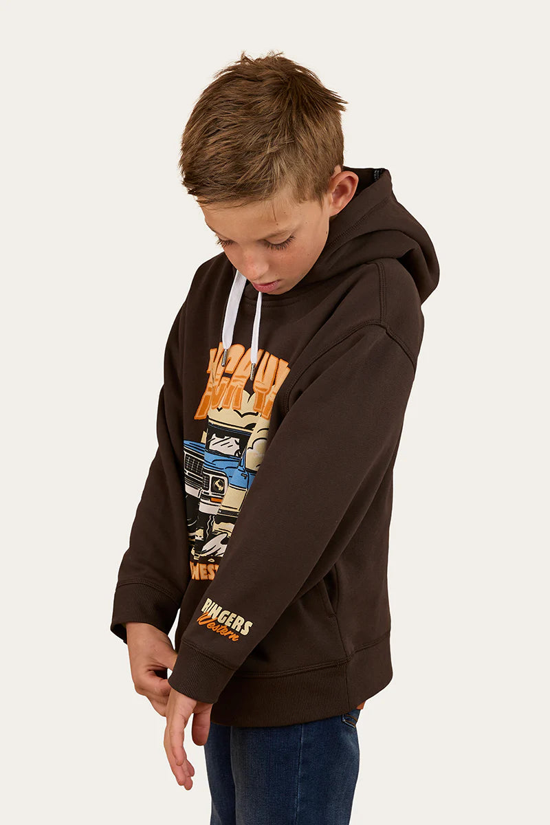 Ringers Western  Truck Yeah Boys Oversized Pullover Hoodie