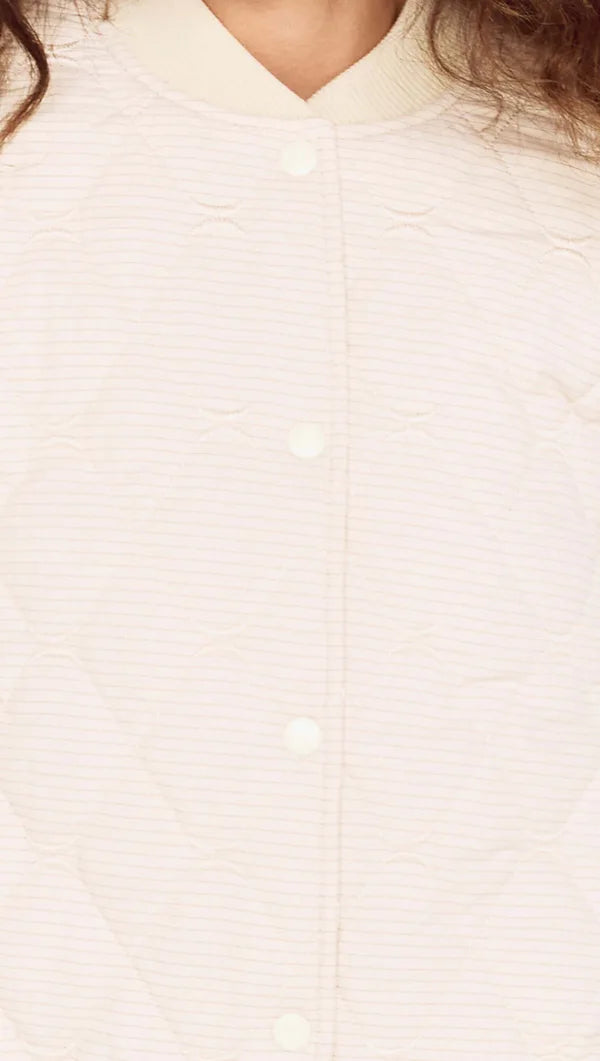 Mink Pink Suri Puffer Jacket Warm White