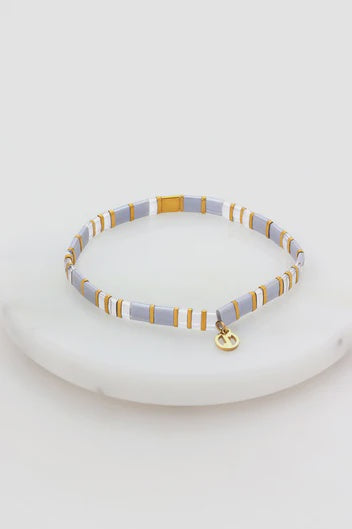 Zafino Tile Bracelet - Mist/Gold