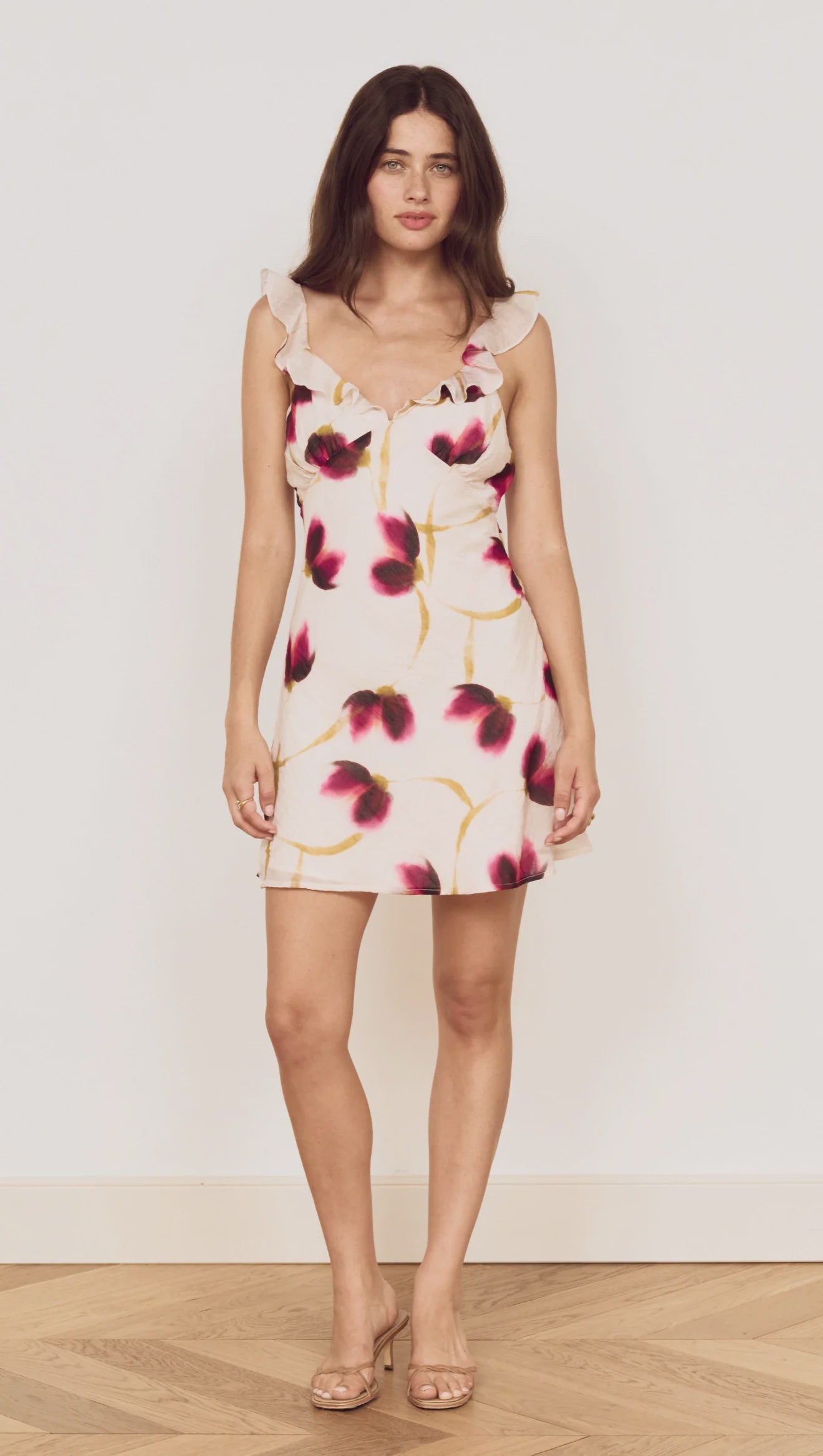 Mink Pink Emery Bias Mini Dress Floral