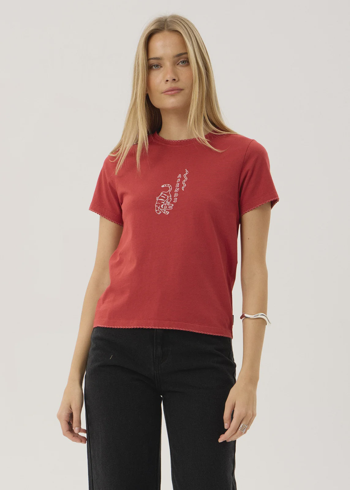 Afends Real Life Regular Tee - Vintage Ketchup