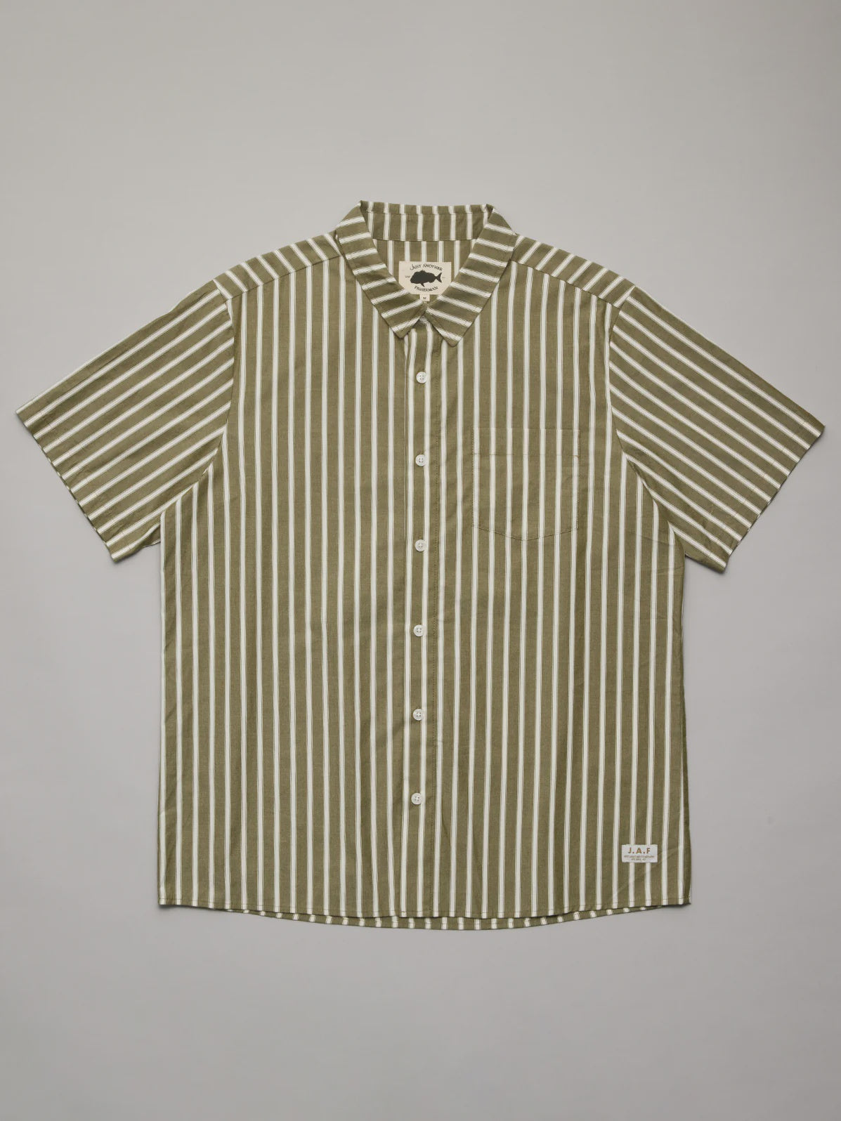 Just Another Fisherman Ballast SS Shirt Khaki Stripe