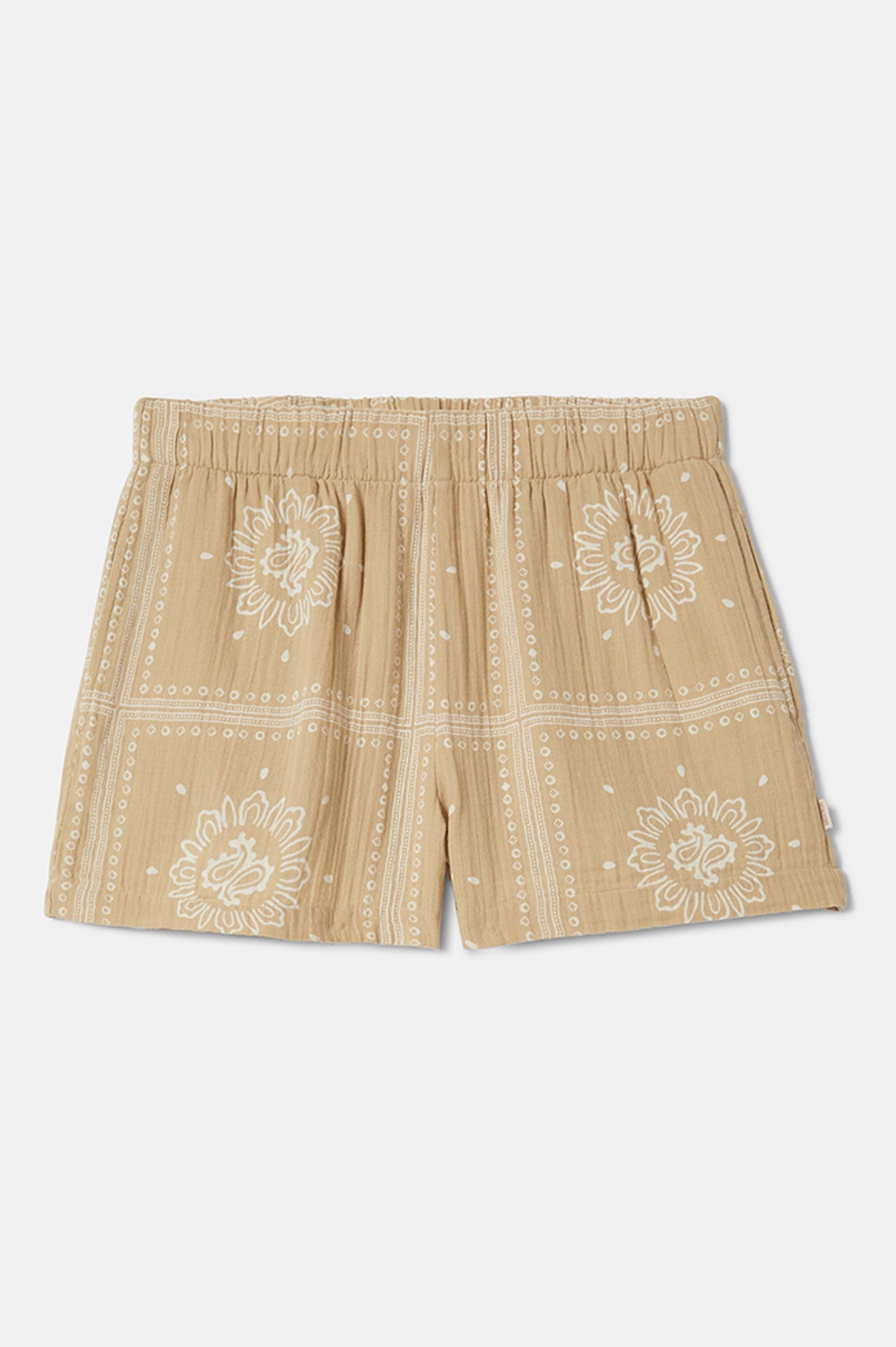 Brixton Wandering Short Pale Khaki Bandana