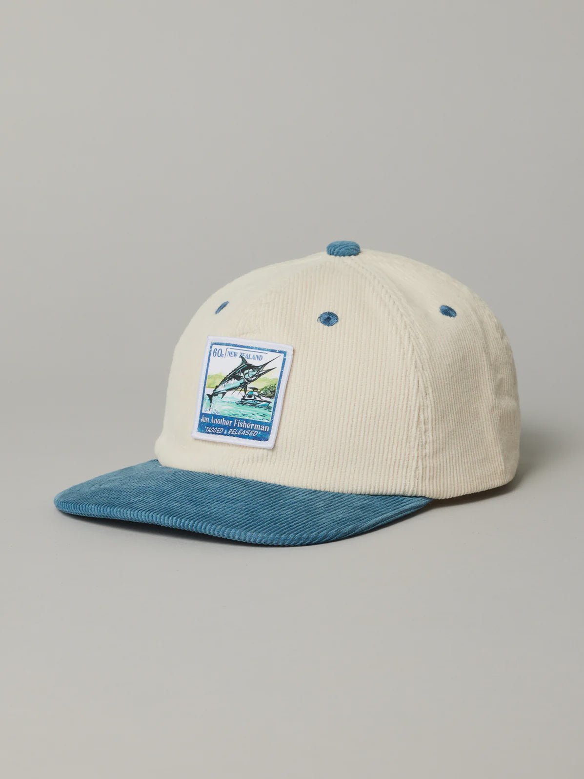 Just Another Fisherman Tagged And Released Cap Off White/Navy