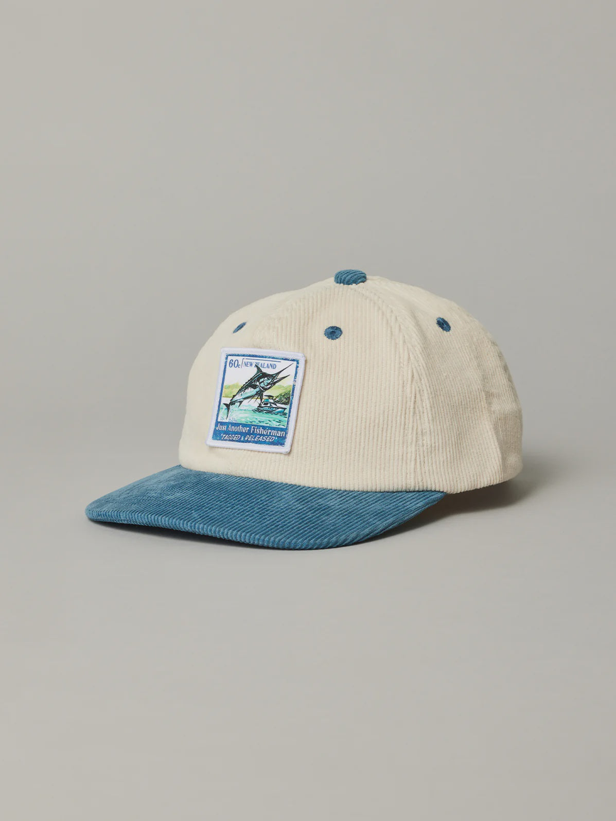 Just Another Fisherman Mini Tagged And Released Cap Off White/Navy