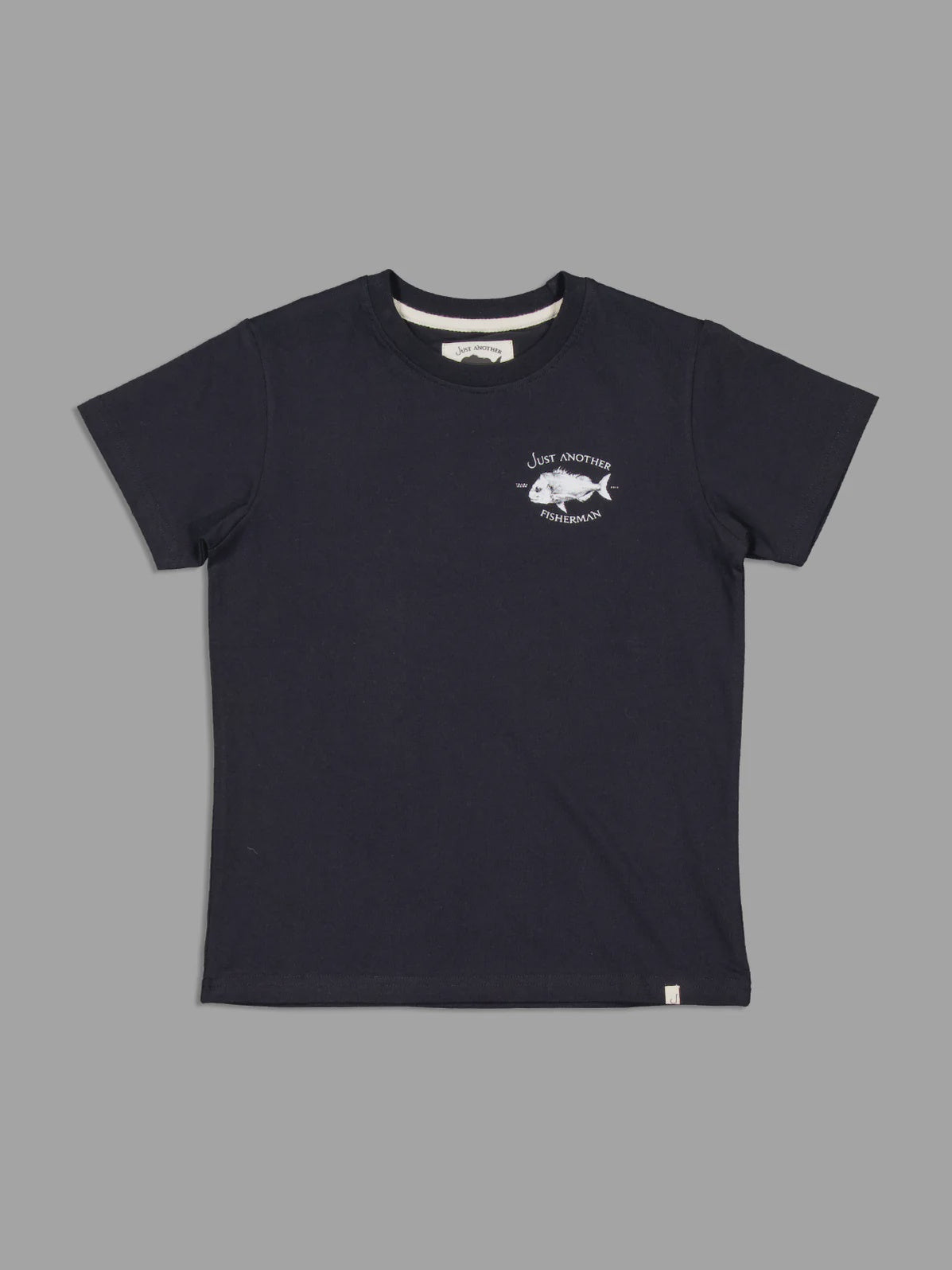 Just Another Fisherman Mini Snapper Tee Black