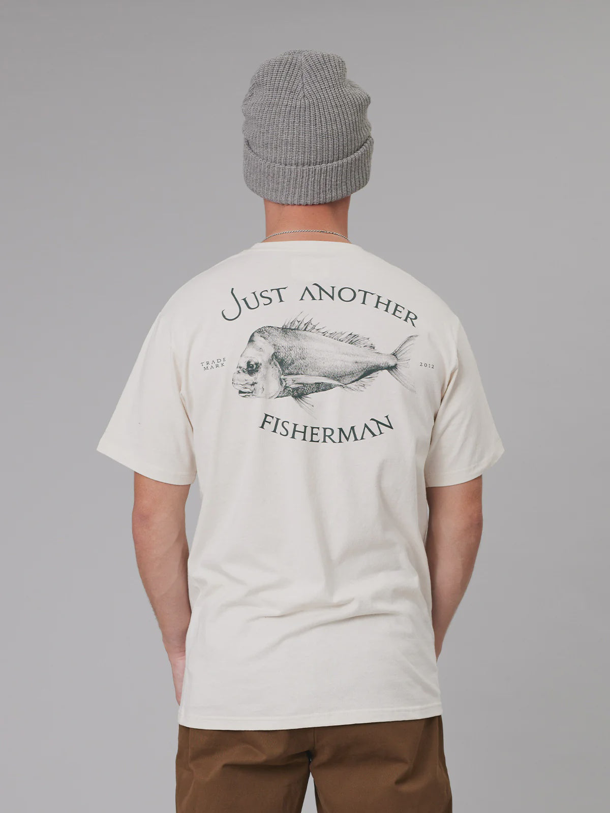 Just Another Fisherman Snapper Sea Tee Antique White