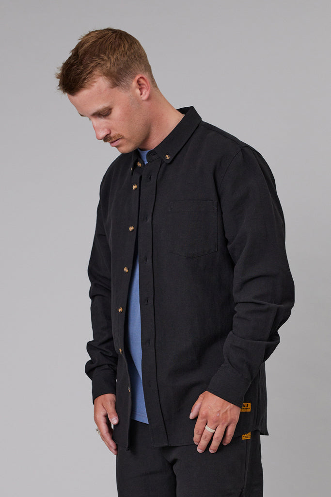 Just Another Fisherman Anchorage Shirt Black