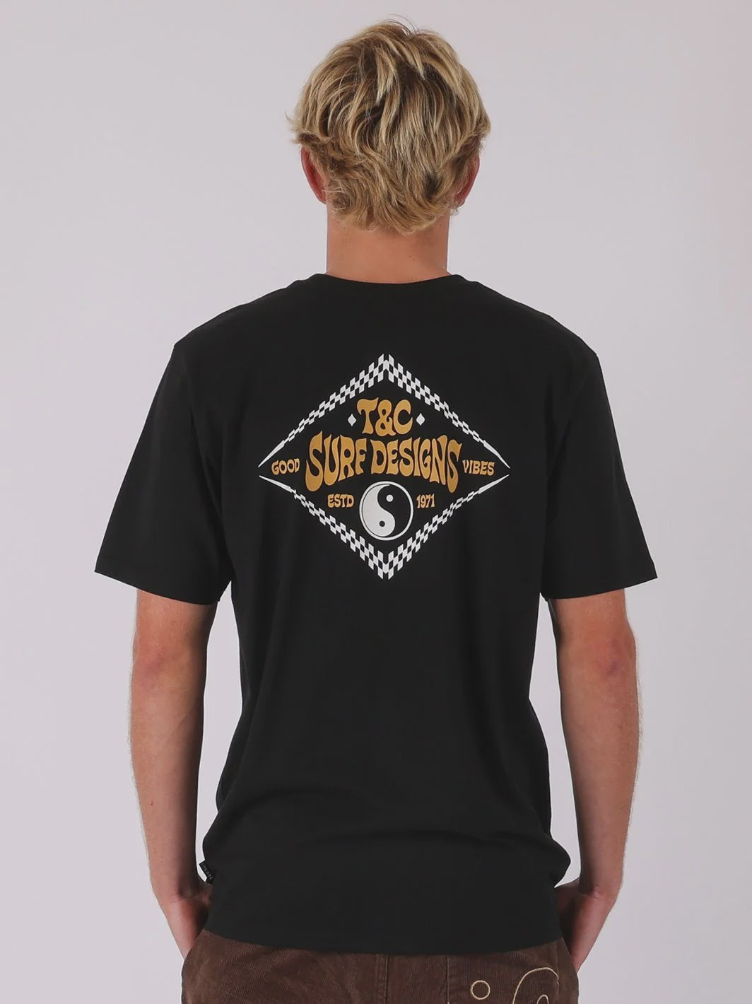 T&amp;C Good Vibes Tee Black