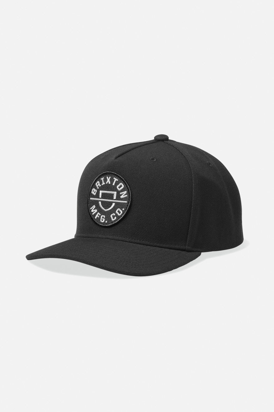 Brixton Crest C MP Snapback Black