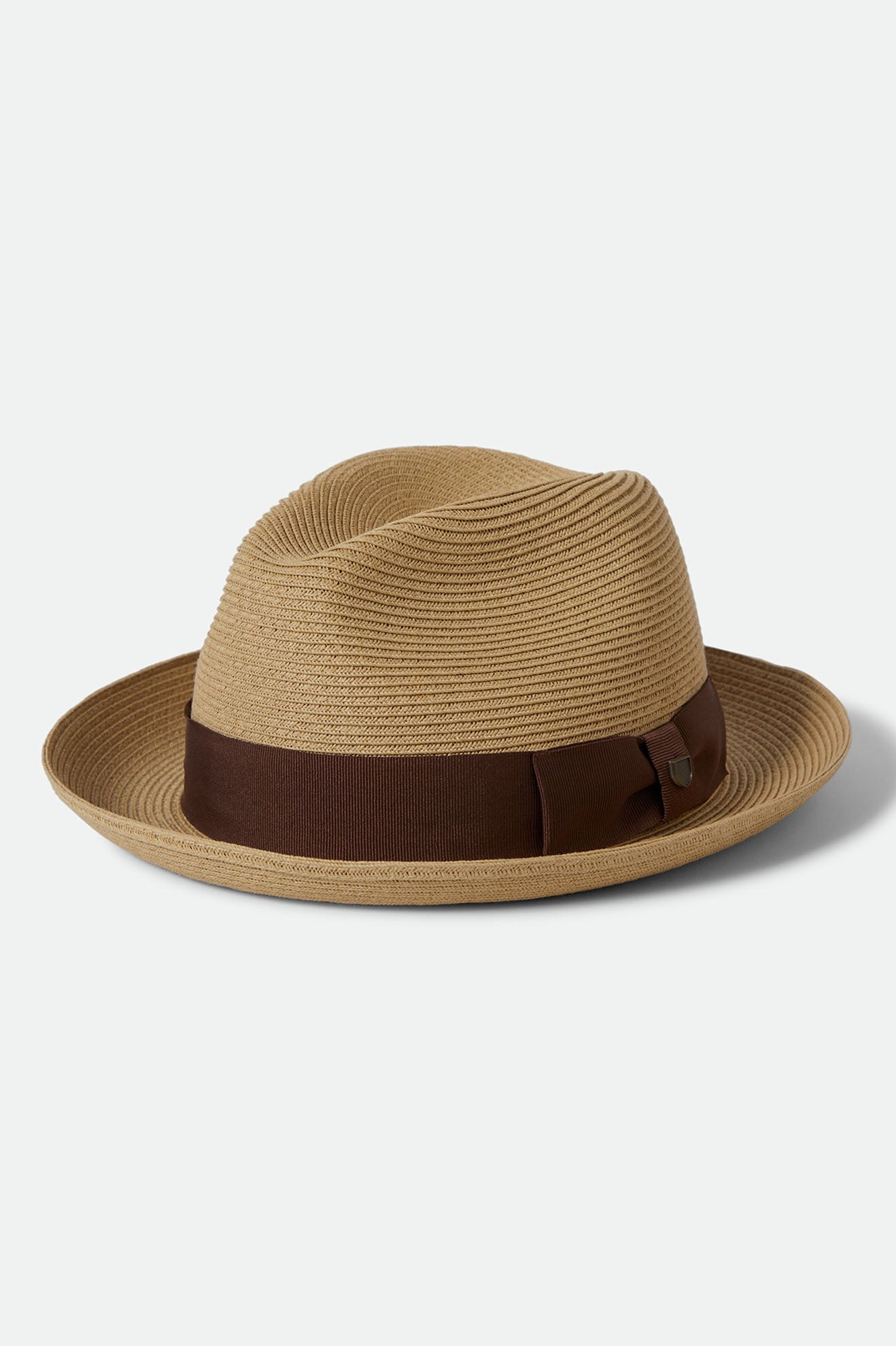 Horton CB Packable Fedora Dark Tan/Light Brown