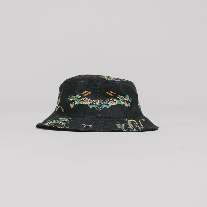 Crate Kids Check Dragon Reversible Bucket Hat Dragon/Black