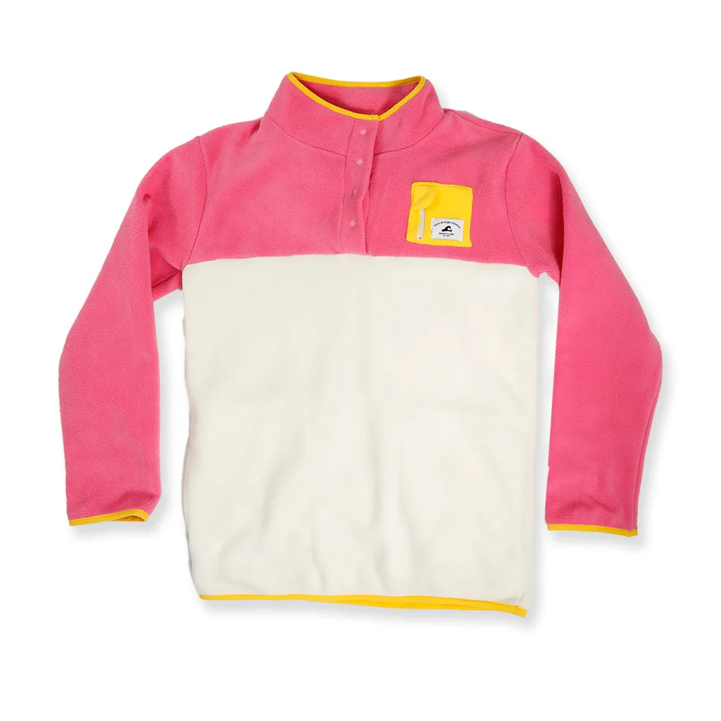 Hello Stranger Girls Adventure Fleece Pink Cream