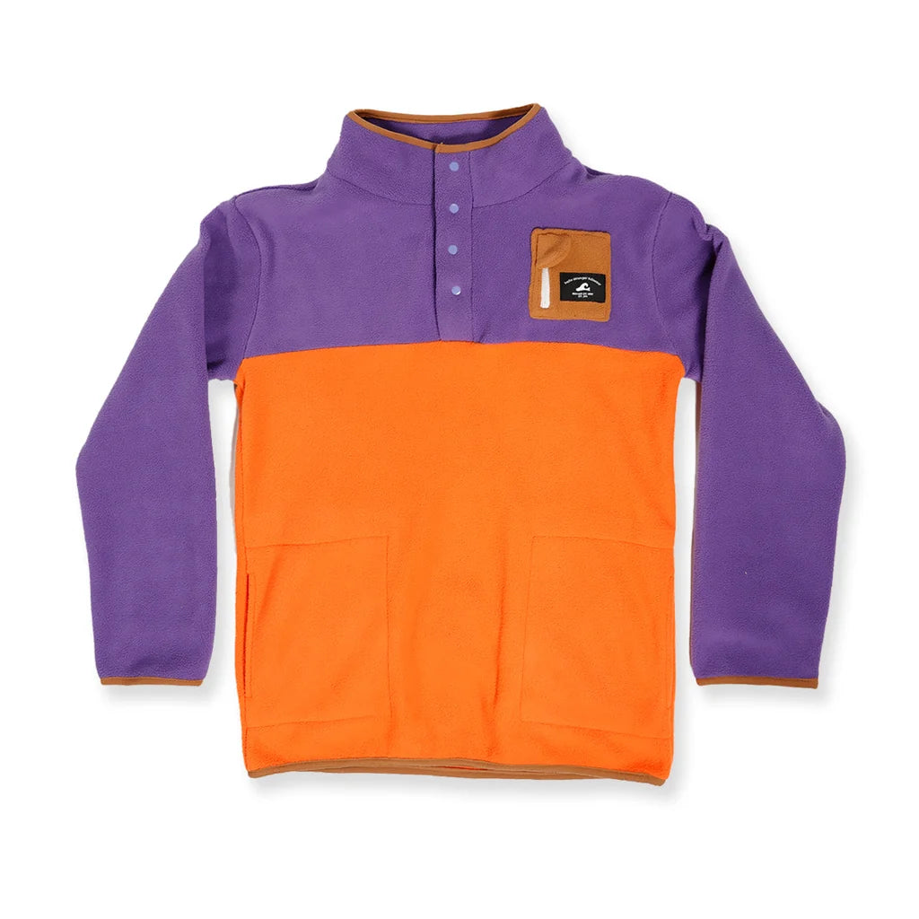 Hello Stranger Boys Adventure Fleece Purple Orange