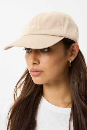 Afends Daylight Recycled Panelled Cap Taupe