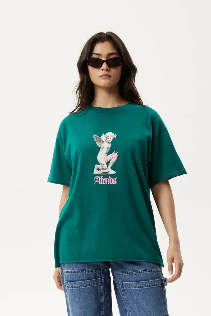 Afends Fight Or Flight Oversized T-Shirt Pine