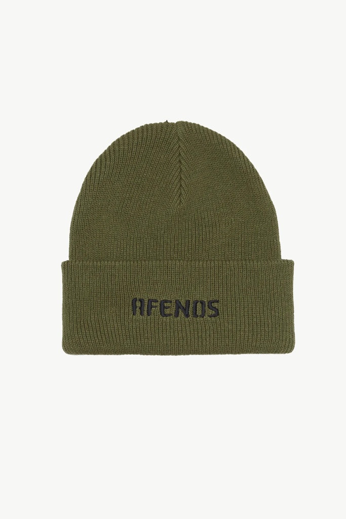 Afends Questions Recycled Beanie Military