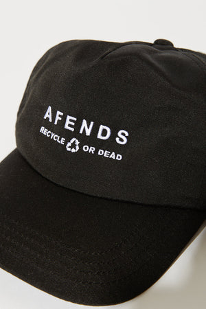 Afends Calico - Recycled Bucket Hat - Black