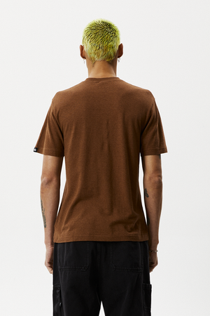 Afends Classic Hemp Retro Fit Tee Toffee