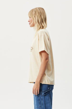 Afends Island Recycled Baby Tee Sand