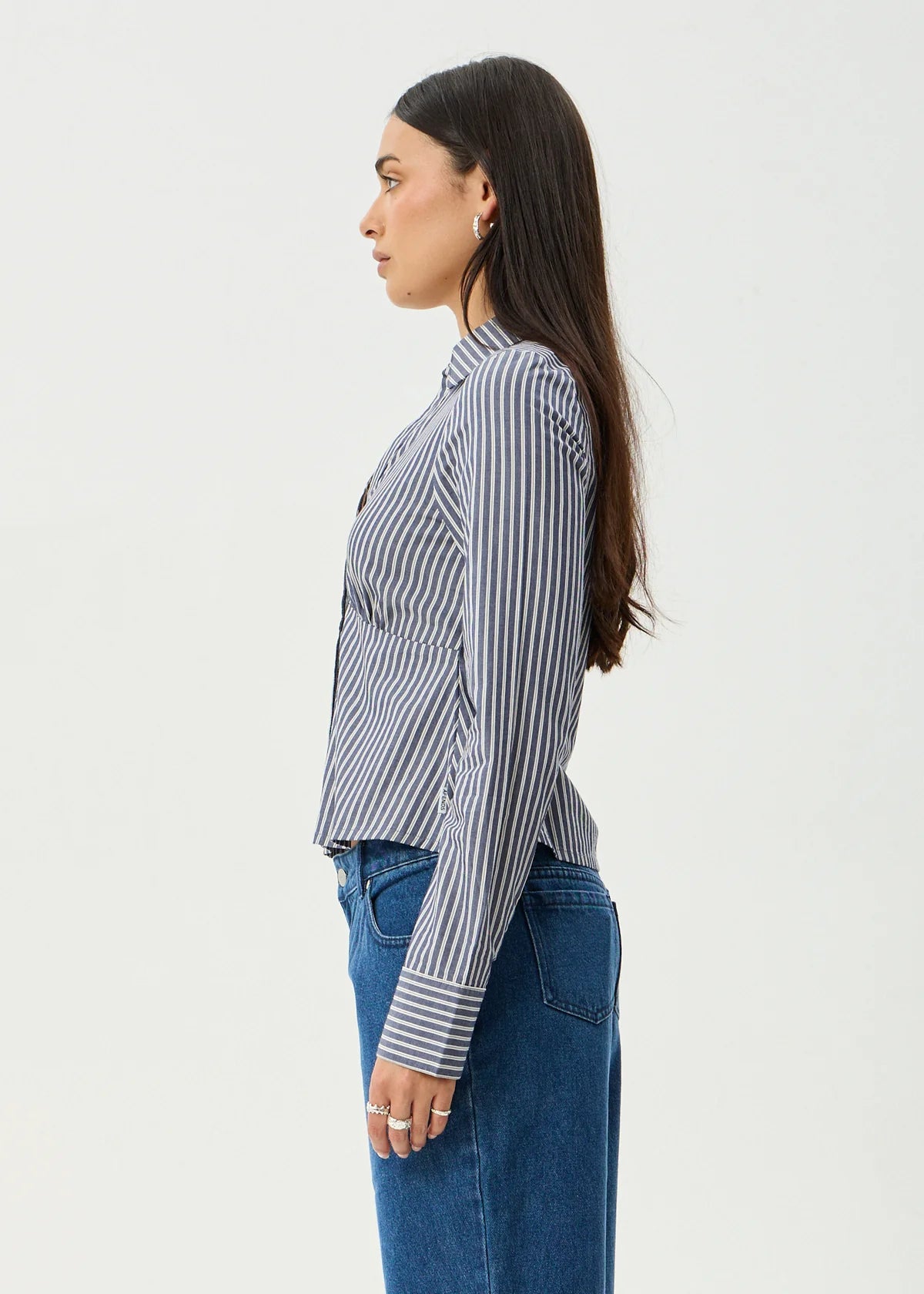 Afends Archive - Shirt - Navy Stripe