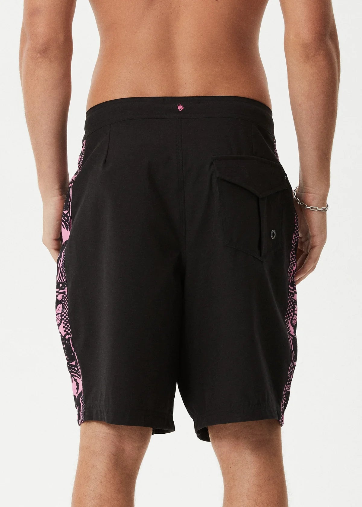 Afends Mens Boned Surf Related V2 Boardshorts 20" - Black