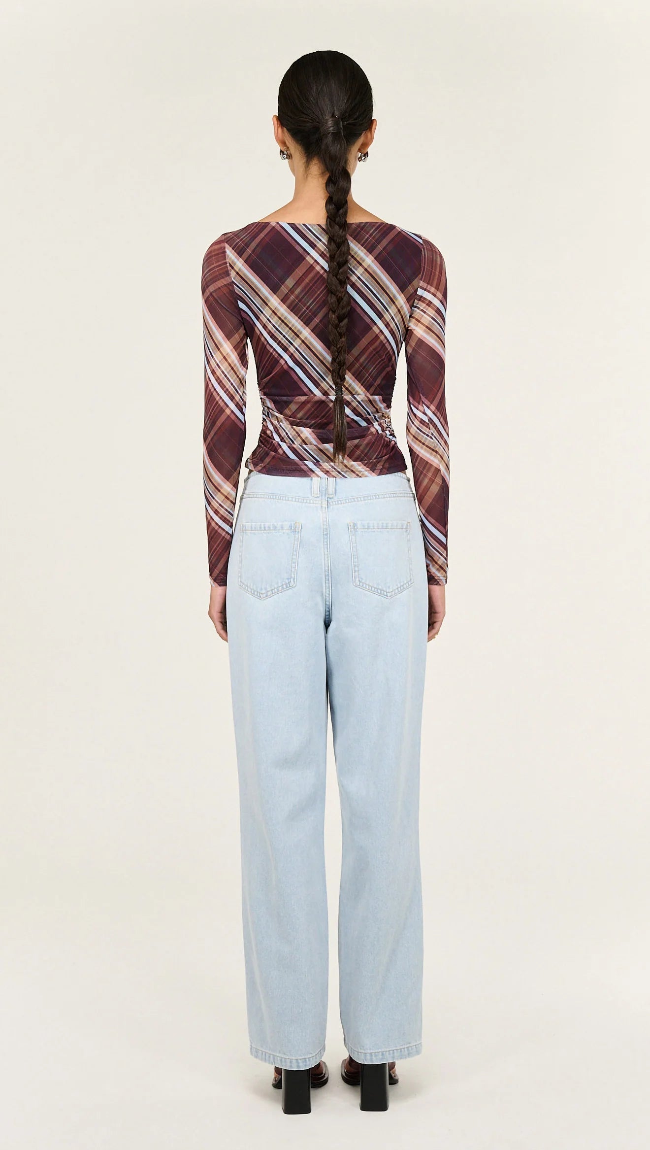 Staple The Label Arles Mesh Top Check