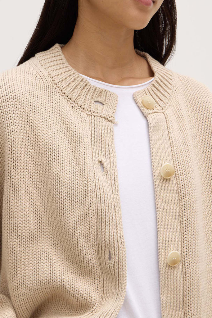 Assembly Ava Knit Cardigan Natural