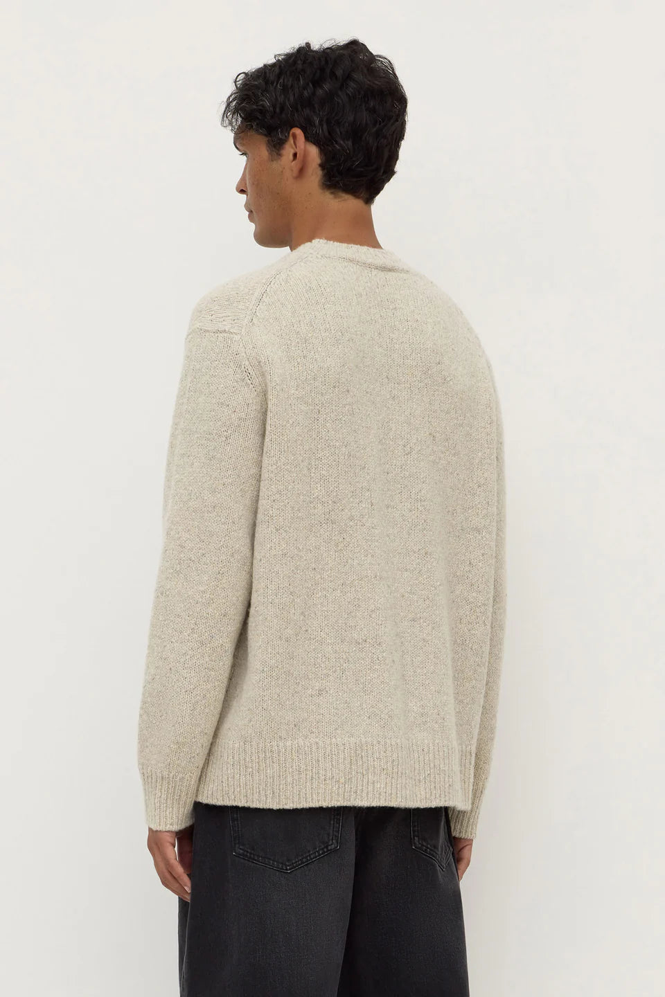 Assembly Lief Wool Blend Knit Oat Marle