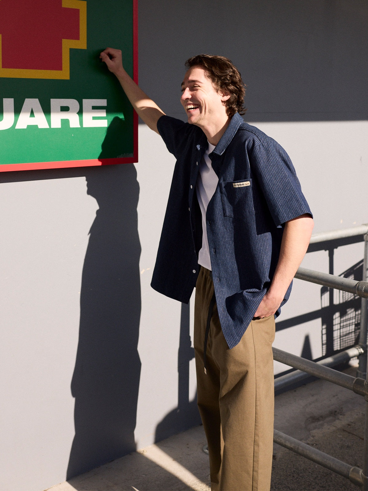 Just Another Fisherman Ballast S/S Shirt Stripe Denim