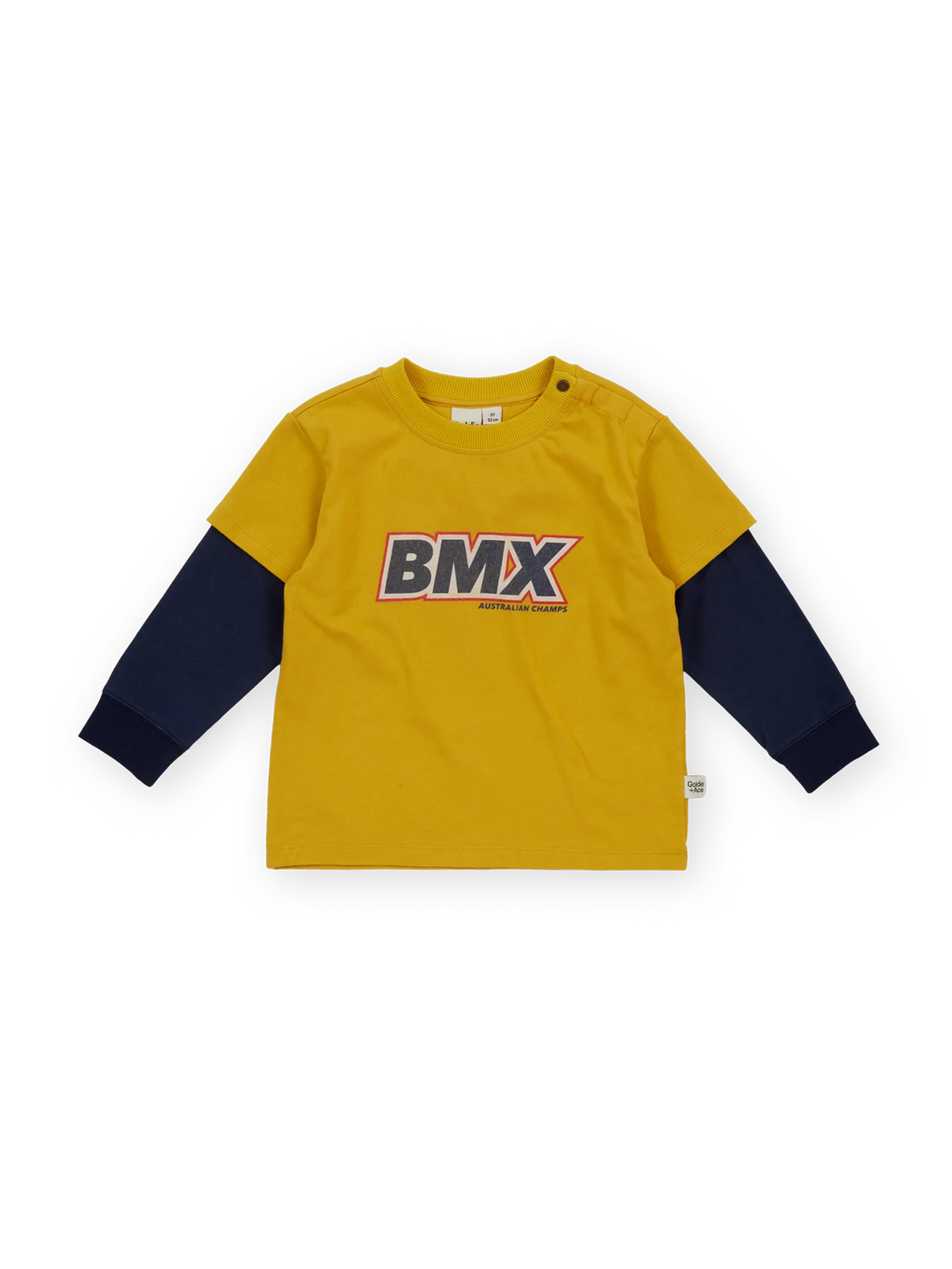 Goldie + Ace BMX Layer L/S T-Shirt Mustard