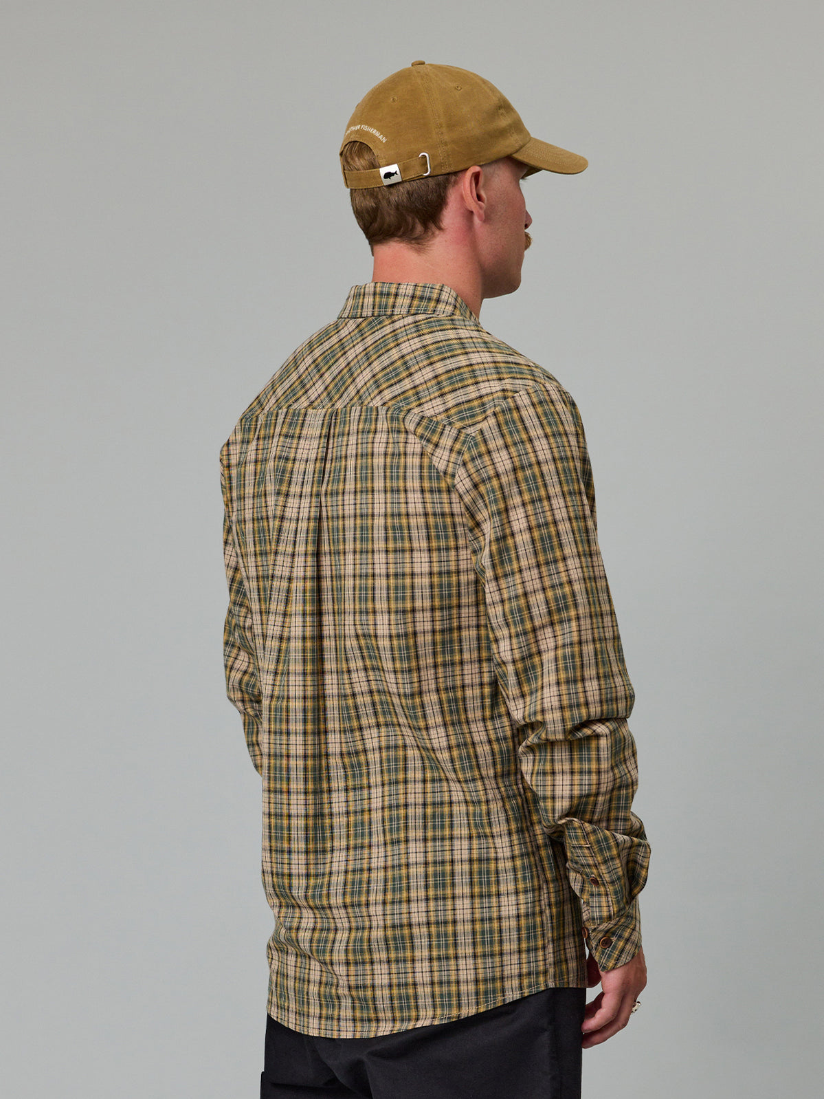 Just Another Fisherman Boatyard Shirt Tan Check