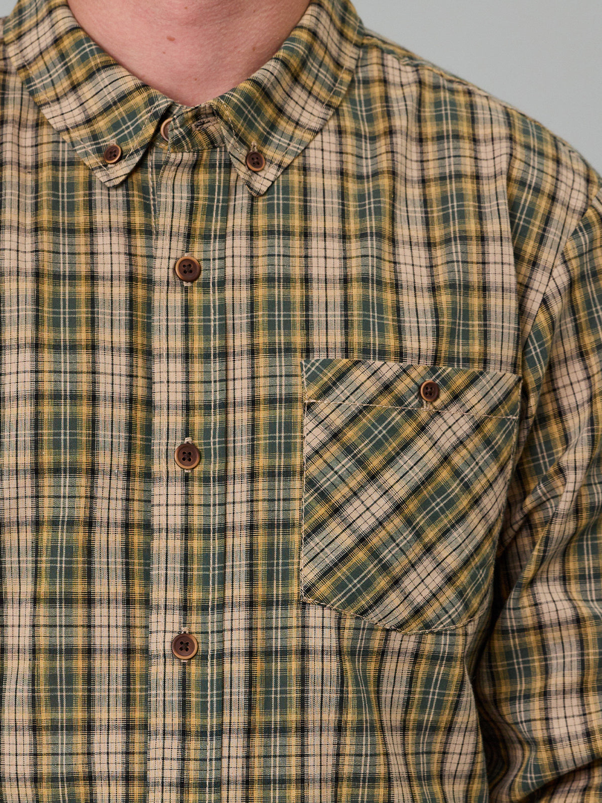 Just Another Fisherman Boatyard Shirt Tan Check