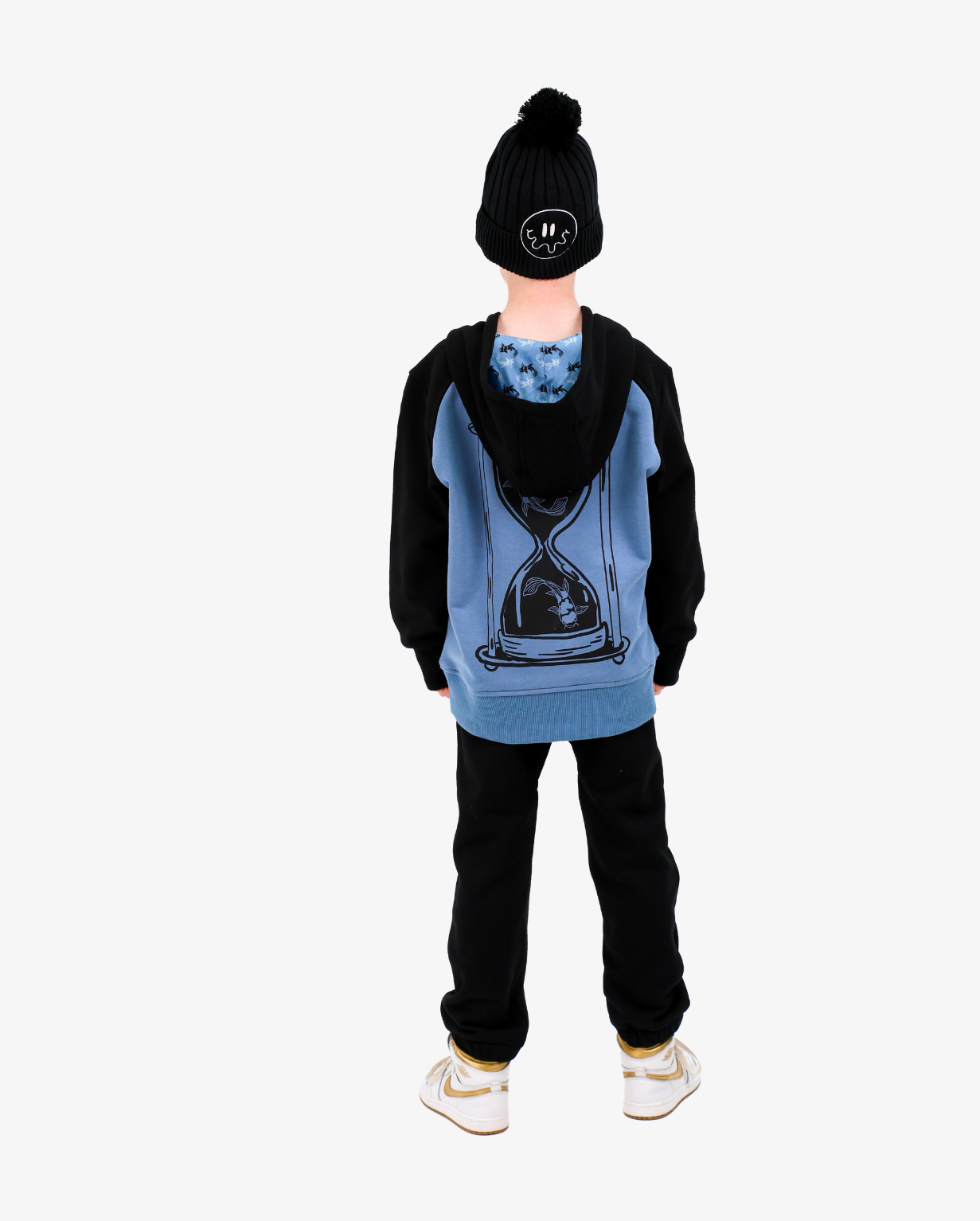 Band of Boys Black Squiggle Beanie