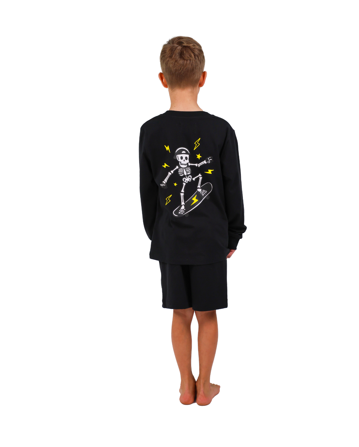 Band of Boys Black Skull Skater Pyjamas
